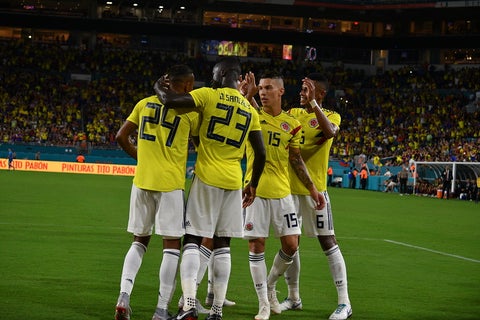 Selección Colombia en los amistosos de la fecha FIFA