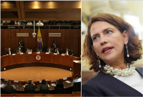 Nancy Patricia Gutiérrez arreció sus críticas contra la Corte Constitucional