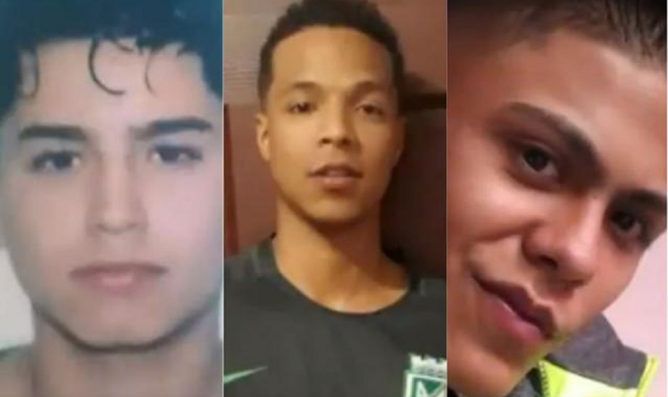 Tres jóvenes desaparecidos en la Comuna 13.