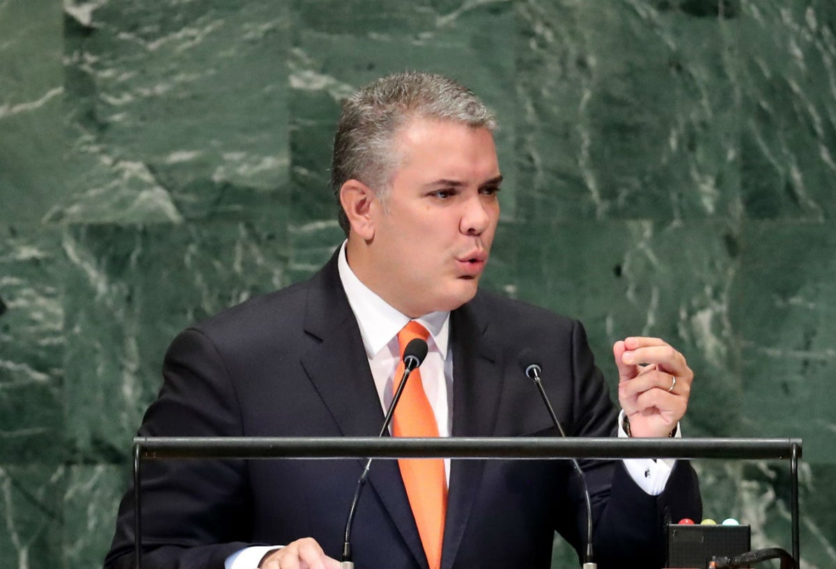 Iván Duque en su primera discurso ante la Asamblea de la ONU.