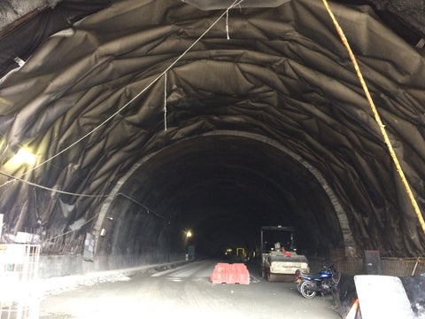 Obras del Túnel de la Línea