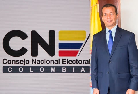 Heriberto Sanabria, presidente del CNE