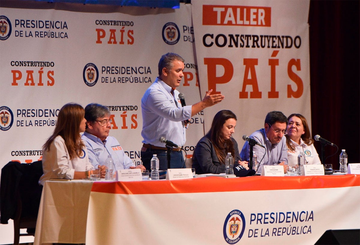 El presidente Iván Duque en Nueva York
