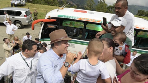 Iván Duque, en Amagá, Antioquia