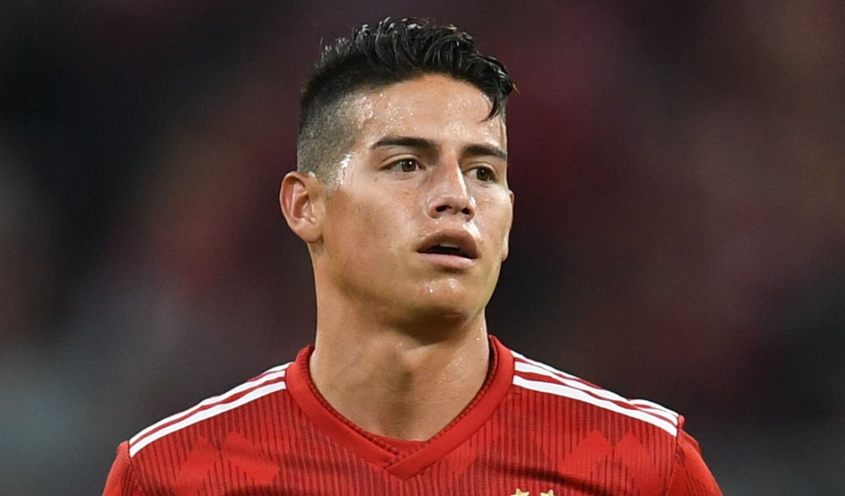 James Rodríguez, jugador del Bayern Múnich