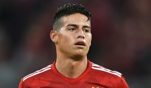 James Rodríguez, jugador del Bayern Múnich