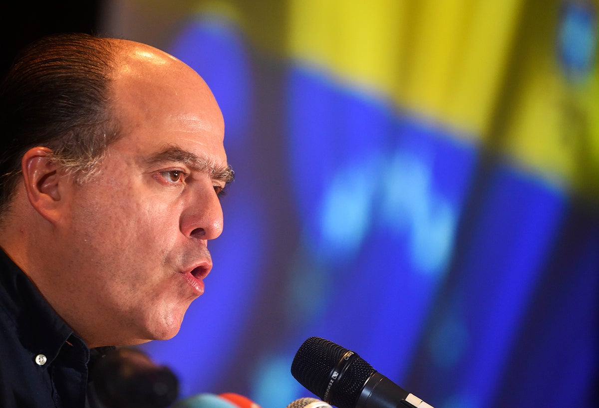 Julio Borges, expresidente del Parlamento venezolano