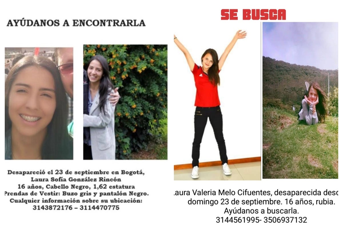 Laura Sofía González y Laura Valeria Melo, jóvenes desaparecidas