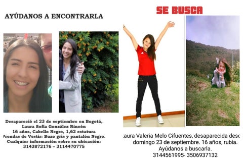 Laura Sofía González y Laura Valeria Melo, jóvenes desaparecidas