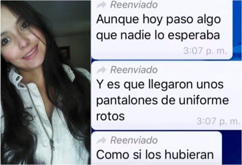 Laura Alejandra Flórez y los mensajes vía WhatsApp en conversación con su padre