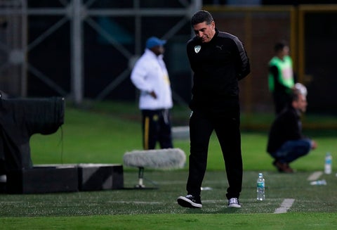 Luis Fernando Suárez con los colores de La Equidad