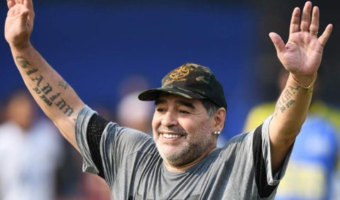 Diego Armando Maradona, ex futbolista argentino