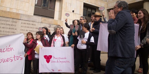 Campaña menstruación libre de impuestos