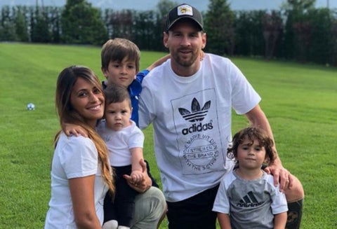 Messi y su familia