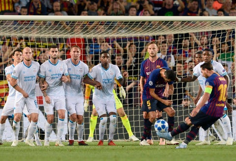 El primer gol de la Champions 18-19, obra de arte de Messi