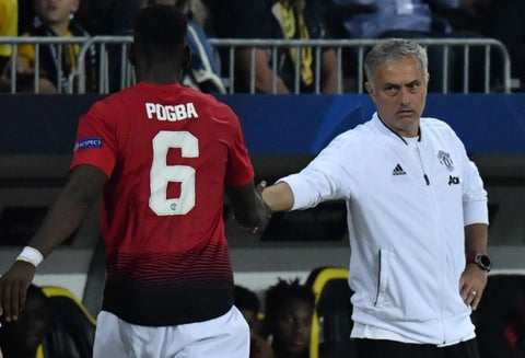 Pogba y Mourinho no se llevan muy bien