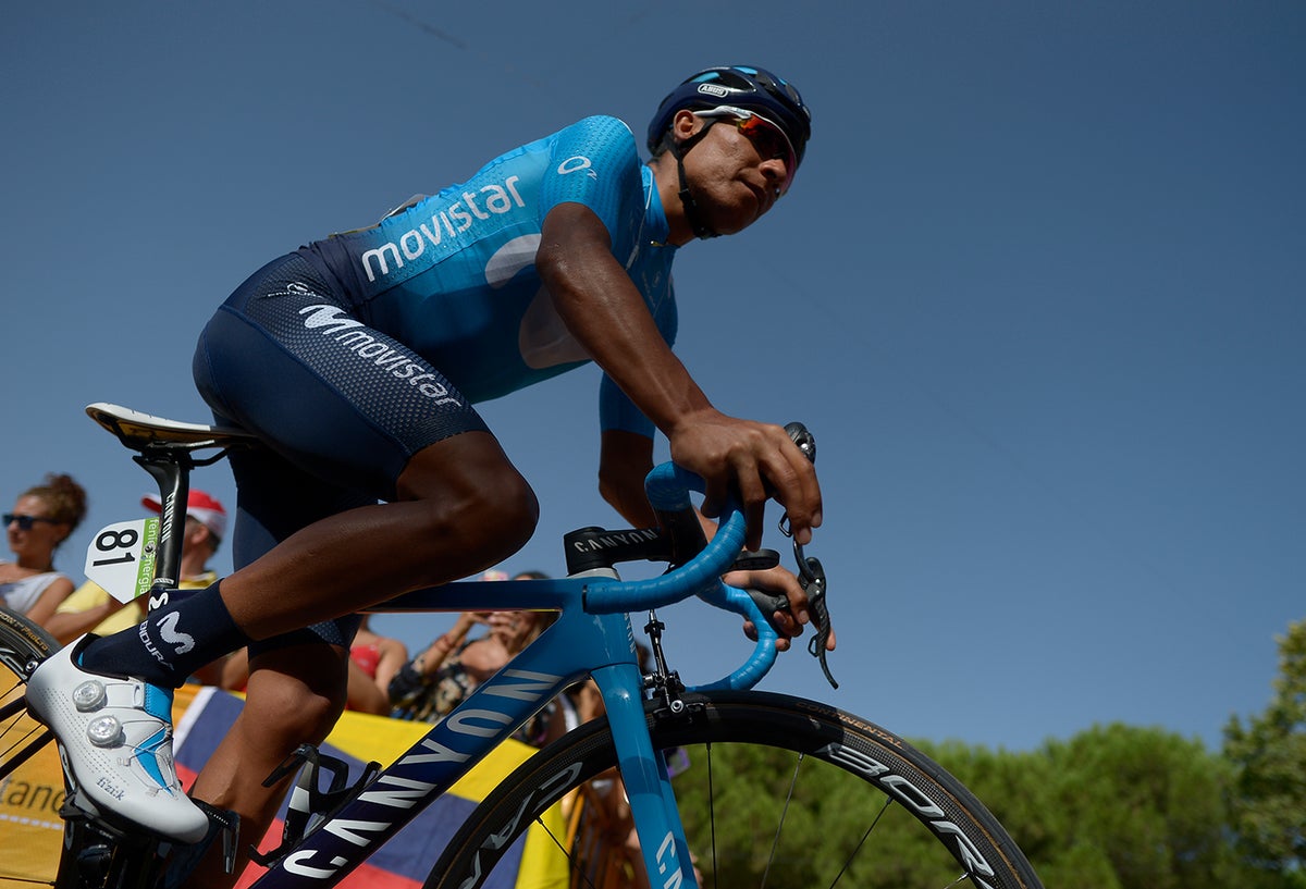 Nairo Quintana, ciclista colombiano al servicio de Movistar Team