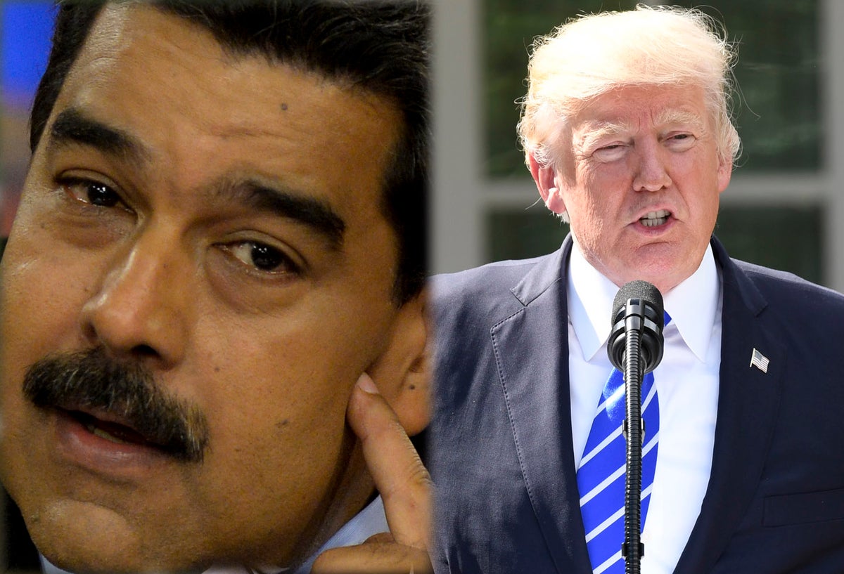 Nicolás Maduro y Donald Trump