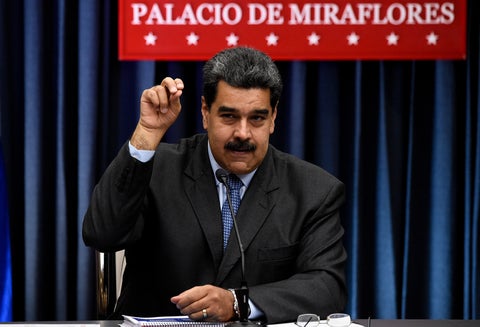 Nicolás Maduro, presidente de Venezuela.