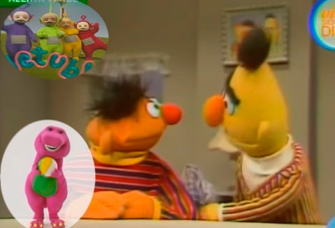 Beto, Enrique, Teletubbies, Barney