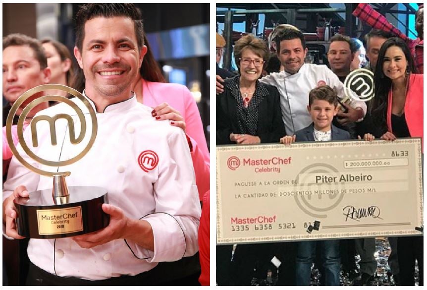 Piter Albeiro ganó MasterChef Celebrity