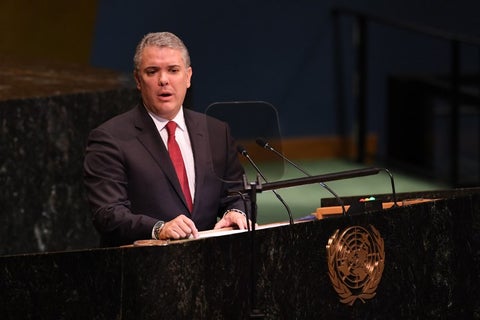 Presidente Iván Duque Márquez en la ONU