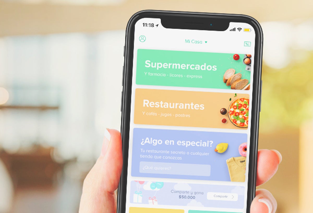 Rappi, aplicación de domicilios y otros servicios