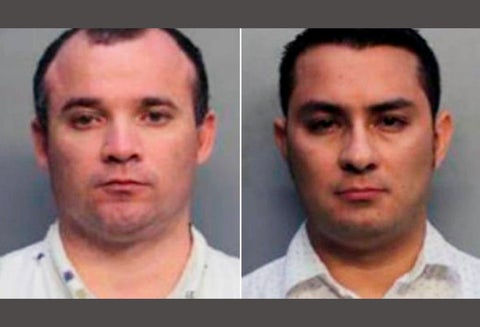 Diego Berrio y Edwin Giraldo, sacerdotes detenidos en Miami