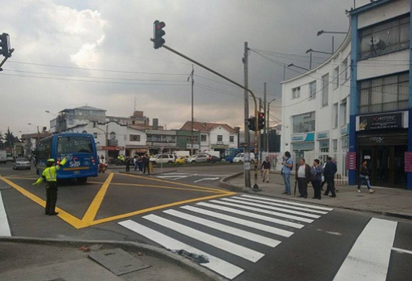 Semáforos en Bogotá