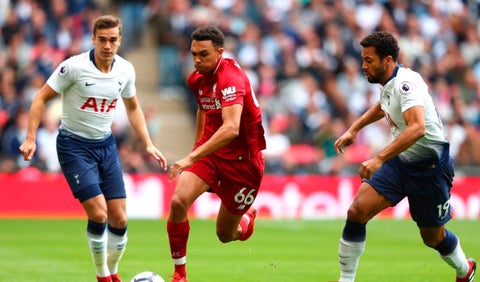 Liverpool derrotó al Tottenham por la Premier