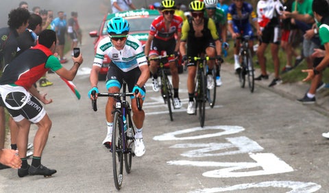 Miguel Ángel López en la Vuelta 2018