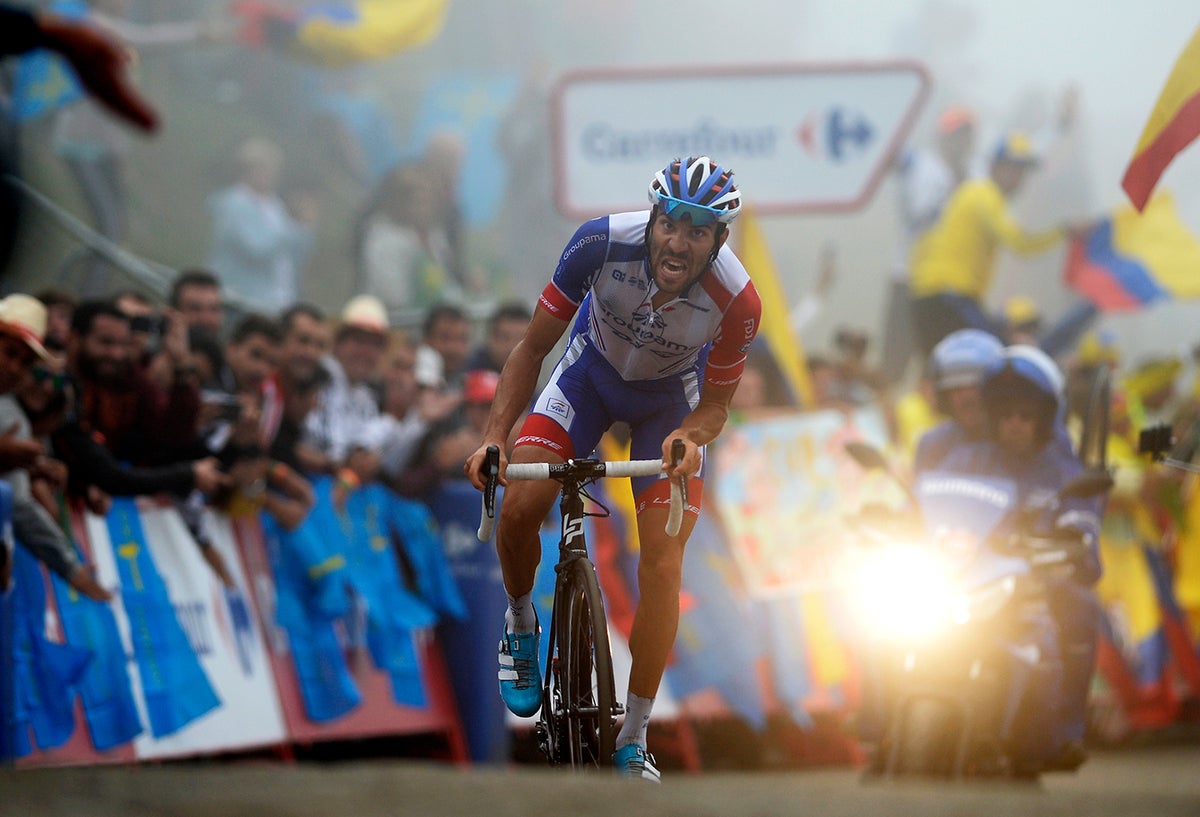Thibaut Pinot, ciclista francés al servicio de Groupama-FDJ