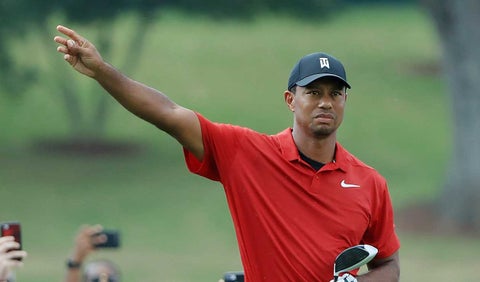 Tiger Woods durante la cuarta jornada del Tour Championship 2018