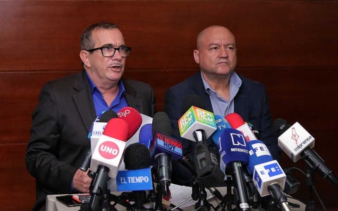 Timochenko y Carlos Antonio Lozada