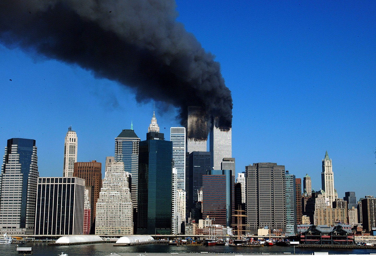 Las Torres Gemelas, en Nueva York, el 11 de septiembre de 2001