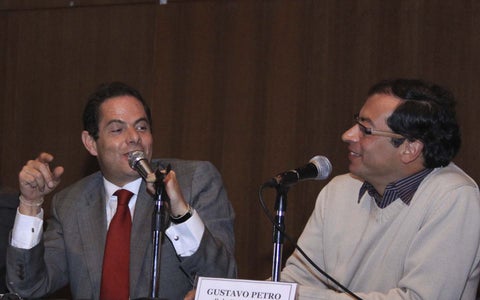 Germán Vargas Lleras y Gustavo Petro