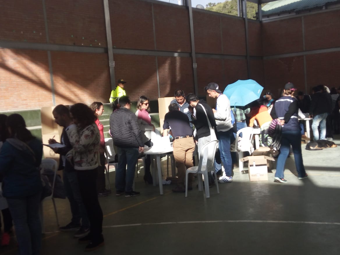 Votación de revocatoria contra la alcaldesa de La Calera