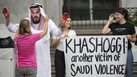 Jamal Khashoggi, protestas