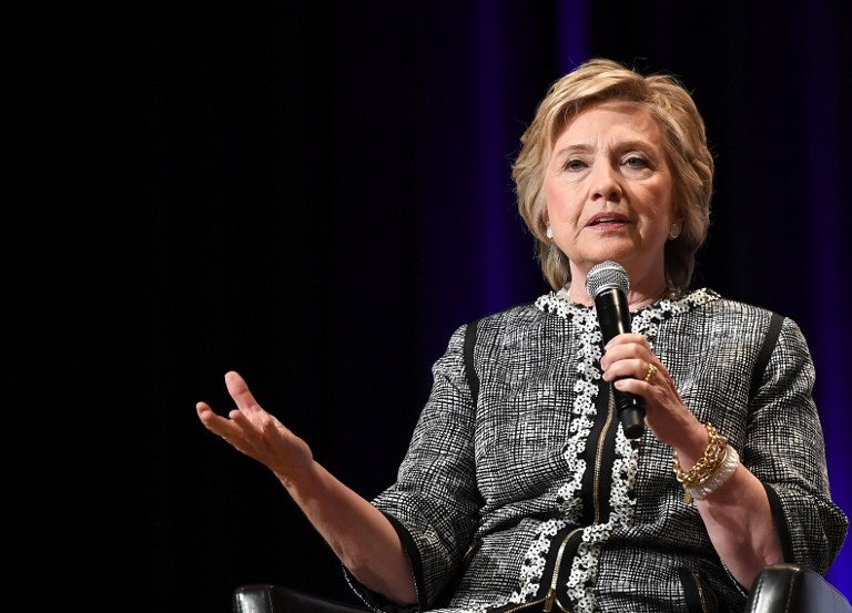 Hillary Clinton excandidata presidencial en Estados Unidos
