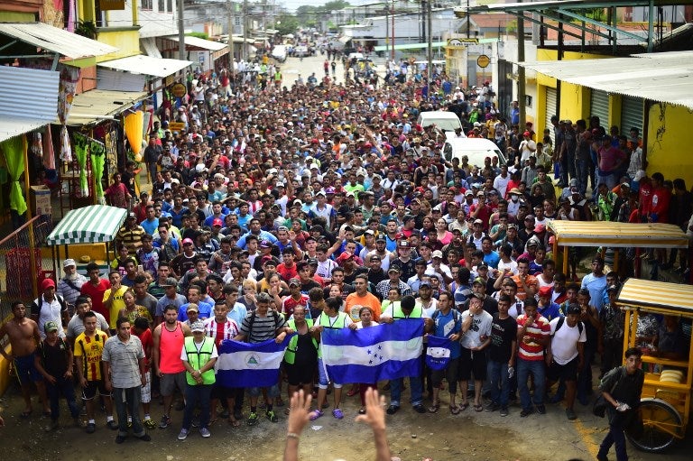 Caravana hondureños