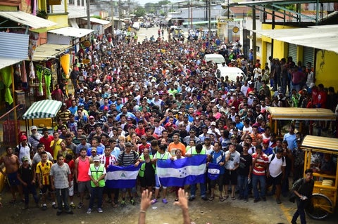 Caravana hondureños