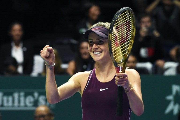 Elina Svitolina clasificó a semifinales del Masters de la WTA