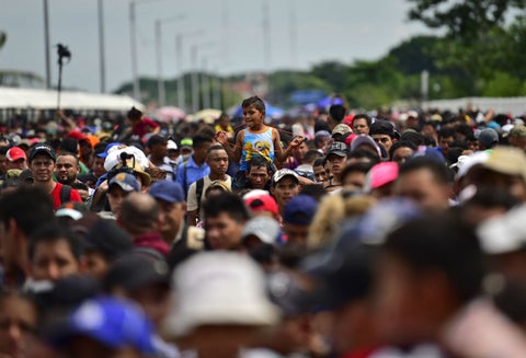 Caravana de migrantes hondureños hacia EE.UU.