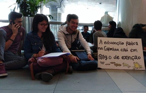 Con esta iniciativa los estudiantes buscan darle más notoriedad a la problemática de la educación pública