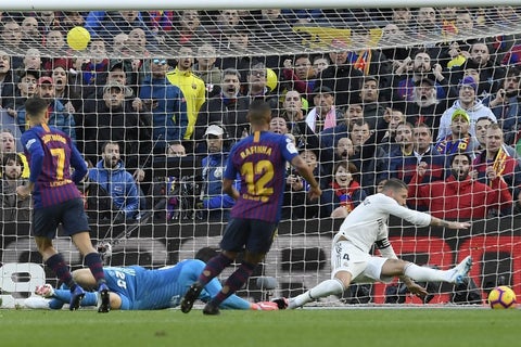 Phillipe Coutinho, autor del primer gol del Barcelona ante Real Madrid