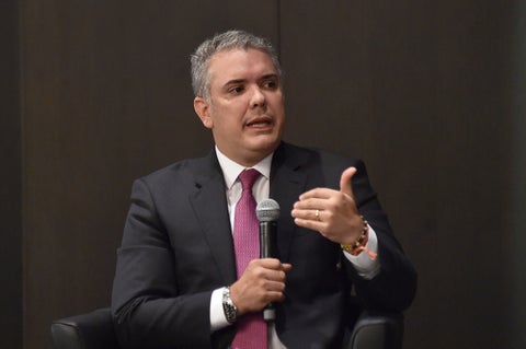 Presidente Iván Duque en Bruselas, Bélgica