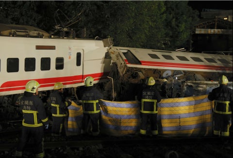 Accidente en Taiwán.