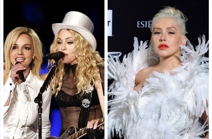 Britney Spears, Madonna y Christina Aguilera