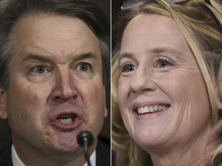 Brett Kavanaugh y Christine Blasey Ford