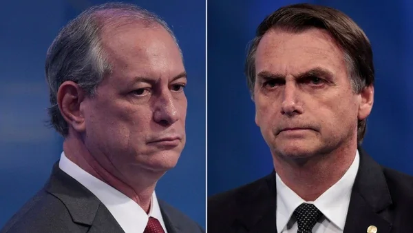 Ciro Gomes y Jair Bolsonaro.